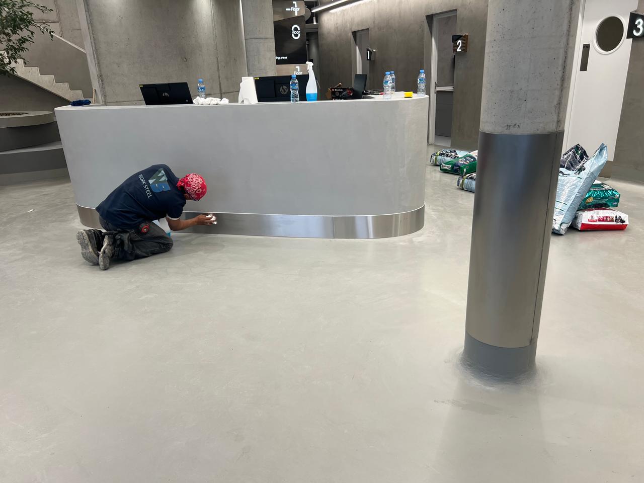 Bordurë e Bazës Inox